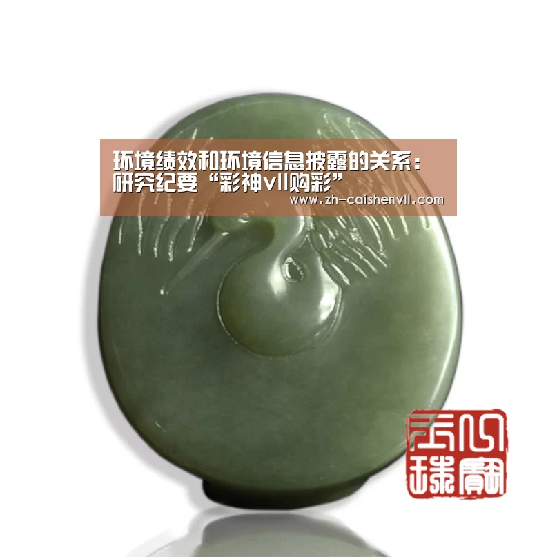 环境绩效和环境信息披露的关系： 研究纪要“彩神vll购彩”